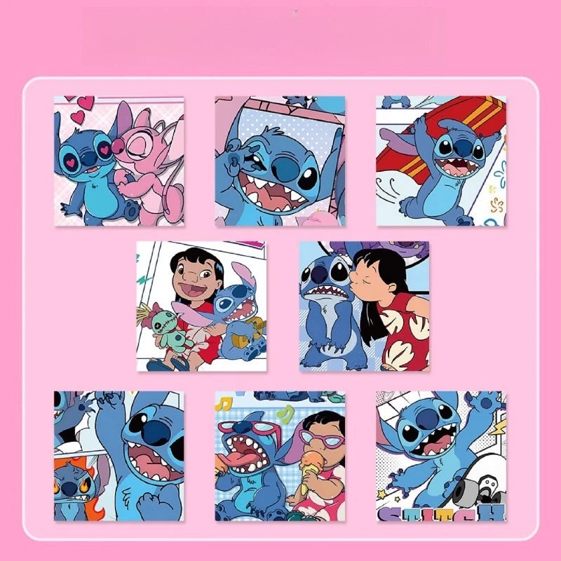 500PCS/Roll New Stitch Stickers Kids Cartoon Birthday Candy Bag Decorative Sealing Sticker Cute Anime Lilo & Stitch Stickers