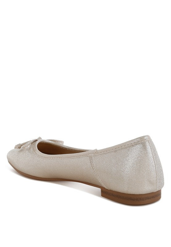 Agshin Metallic Ballet Flats