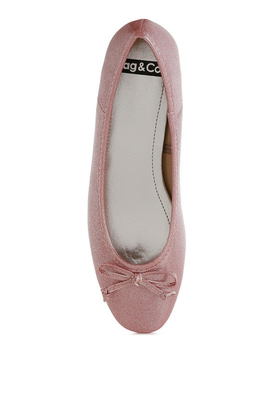 Agshin Metallic Ballet Flats