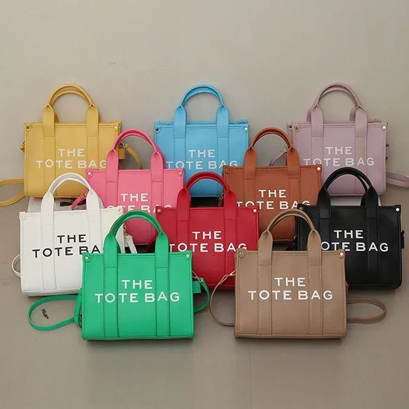 Solid Words Lette Leisure Large Bag,Luxury Fashion Designer Bag for PU The Tote Bag for Women Crossbody Female Handbag NEW