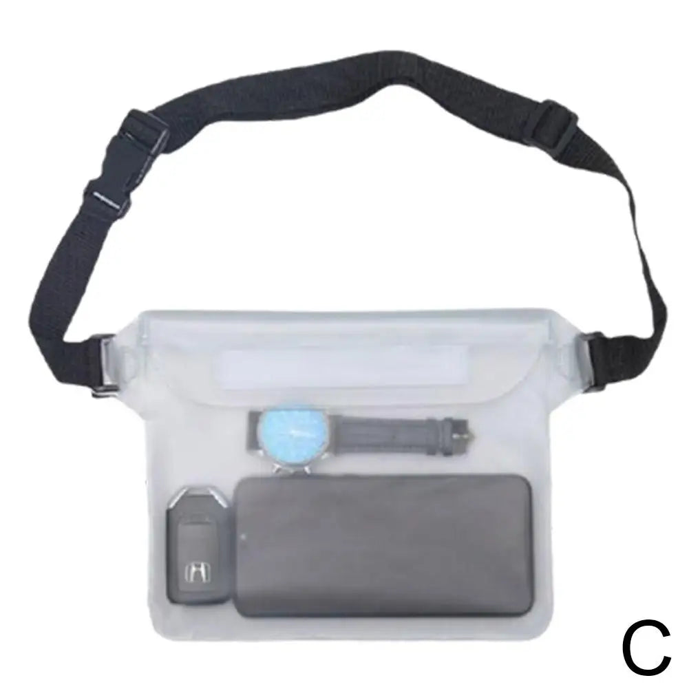 Waterproof Swimming Bag Sealing Drift Diving Waist Pack Skiing Underwater Phone Case Cover Dry Shoulder Bag For Beach Boat Sport