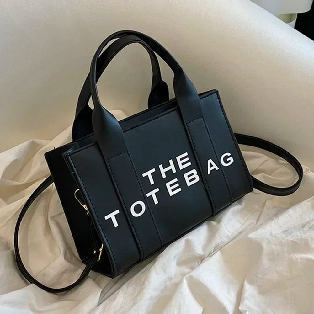 Solid Words Lette Leisure Large Bag,Luxury Fashion Designer Bag for PU The Tote Bag for Women Crossbody Female Handbag NEW